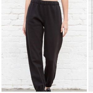Black brandy melville joggers